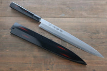  Sakai Takayuki Shikisai Akebono INOX Yanagiba Lacquered Handle with Sheath - Japanny - Best Japanese Knife