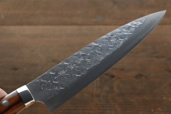 Takeshi Saji SRS13 Hammered Gyuto Japanese Knife 210mm Ironwood Handle - Japanny - Best Japanese Knife