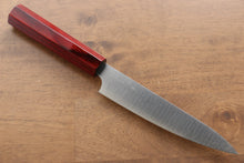  Kei Kobayashi R2/SG2 Petty-Utility  150mm Red Lacquered Handle - Japanny - Best Japanese Knife