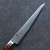 Sakai Takayuki VG5 Hammered Sujihiki  240mm Brown Pakka wood Handle - Japanny - Best Japanese Knife