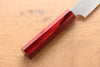 Kei Kobayashi R2/SG2 Petty-Utility  150mm Red Lacquered Handle - Japanny - Best Japanese Knife