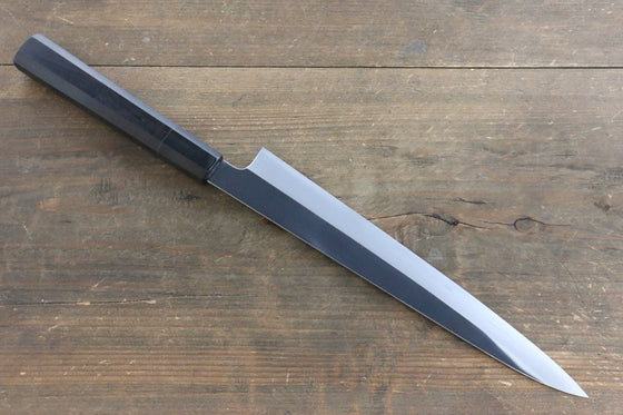 Kikumori VG10 Mirrored Finish Sujihiki Japanese Chef Knife 240mm with Ebony Handle - Japanny - Best Japanese Knife