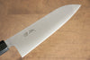 Seisuke Swedish Steel-stn Santoku 180mm Burned Chestnuts Handle - Japanny - Best Japanese Knife