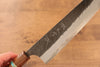 Yu Kurosaki Fujin Blue Super Hammered Gyuto Japanese Knife 240mm Maple(With turquoise ring Brown) Handle - Japanny - Best Japanese Knife