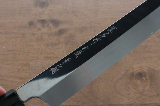 Sakai Takayuki Hien Blue Steel No.2 Honyaki Mirrored Finish Kiritsuke Yanagiba 300mm Ebony Wood Handle with Sheath - Japanny - Best Japanese Knife