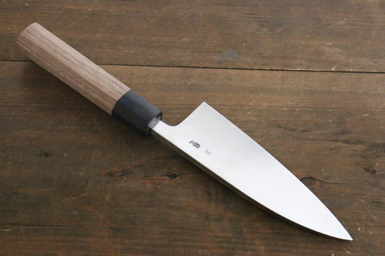 Shigeki Tanaka Silver Steel No.3 Deba 180mm Walnut Handle - Japanny - Best Japanese Knife