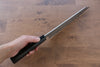 Jikko Honyaki White Steel No.3 Kasumitogi Kiritsuke Gyuto  240mm Ebony Wood Handle - Japanny - Best Japanese Knife