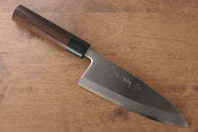  Jikko Silver Steel No.3 Deba 165mm Shitan Handle - Japanny - Best Japanese Knife