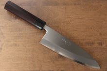  Jikko Silver Steel No.3 Deba  180mm Shitan Handle - Japanny - Best Japanese Knife