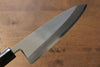 Jikko Silver Steel No.3 Deba Japanese Knife 180mm Shitan Handle - Japanny - Best Japanese Knife