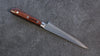 Seisuke Swedish Steel-stn Hammered Petty-Utility Japanese Knife 150mm Mahogany Handle - Japanny - Best Japanese Knife