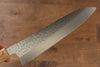 Makoto Kurosaki SPG2 Hammered(Maru) Gyuto 210mm Cherry Blossoms Handle - Japanny - Best Japanese Knife