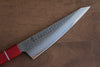 Sakai Takayuki VG10 33 Layer Damascus Sabaki  180mm Live oak Lacquered (Kouseki) Handle - Japanny - Best Japanese Knife