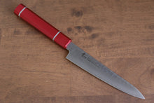  Sakai Takayuki VG10 33 Layer Damascus Petty-Utility 150mm Live oak Lacquered (Kouseki) Handle - Japanny - Best Japanese Knife
