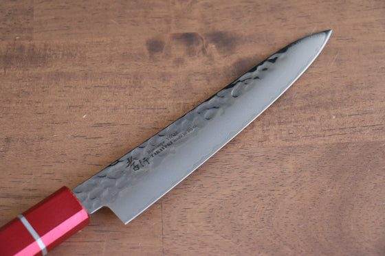 Sakai Takayuki VG10 33 Layer Damascus Petty-Utility 150mm Live oak Lacquered (Kouseki) Handle - Japanny - Best Japanese Knife