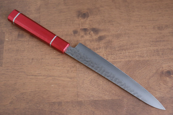 Sakai Takayuki VG10 33 Layer Damascus Petty-Utility  180mm Live oak Lacquered (Kouseki) Handle - Japanny - Best Japanese Knife
