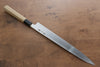 Choyo Silver Steel No.3 Mirrored Finish Yanagiba  300mm Magnolia Handle - Japanny - Best Japanese Knife