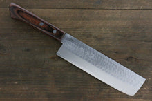  Kunihira VG1 Hammered Usuba 165mm Mahogany Handle (Super Deal) - Japanny - Best Japanese Knife