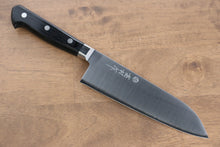  Takamura Knives VG10 Migaki Finished Santoku Japanese Knife 170mm Black Pakka wood Handle - Japanny - Best Japanese Knife