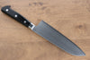 Takamura Knives VG10 Migaki Finished Santoku  170mm Black Pakka wood Handle - Japanny - Best Japanese Knife