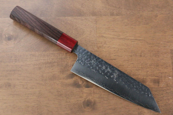 Yu Kurosaki Senko R2/SG2 Hammered Bunka  165mm Shitan Handle - Japanny - Best Japanese Knife