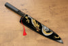 Yu Kurosaki Senko R2/SG2 Hammered Dragon Chinkin Gyuto 240mm Lacquered Handle with Sheath - Japanny - Best Japanese Knife