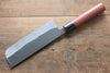 Ogata White Steel No.2 Kurouchi Damascus Nakiri 165mm with Jarrah Handle - Japanny - Best Japanese Knife