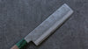 Seisuke Blue Super Hammered Nakiri 165mm Walnut(With Double Green Pakka wood) Handle - Japanny - Best Japanese Knife