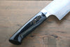 Takeshi Saji Stainless Steel Colored Damascus Santoku  180mm Maki-e Art Fish Handle with Sheath - Japanny - Best Japanese Knife
