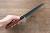 Ogata White Steel No.2  Kurouchi Damascus Santoku Japanese Knife 165mm with Jura Handle - Japanny - Best Japanese Knife