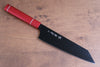 Sakai Takayuki Kurokage VG10 Hammered Teflon Coating Kengata Gyuto  190mm Live oak Lacquered (Kouseki) Handle - Japanny - Best Japanese Knife