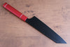Sakai Takayuki Kurokage VG10 Hammered Teflon Coating Kengata Gyuto  190mm Live oak Lacquered (Kouseki) Handle - Japanny - Best Japanese Knife