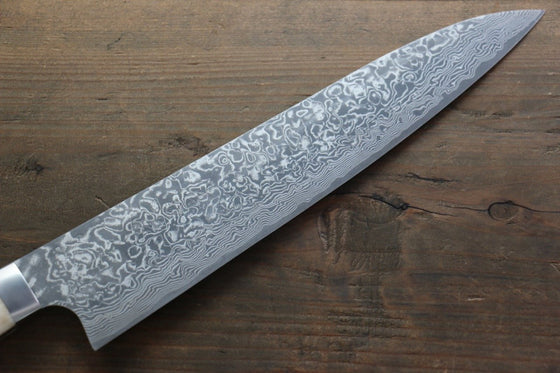 Takeshi Saji R2/SG2 Black Damascus Gyuto Japanese Knife 240mm Cow Bone Handle - Japanny - Best Japanese Knife