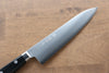 Takamura Knives VG10 Migaki Finished Gyuto 180mm Black Pakka wood Handle - Japanny - Best Japanese Knife