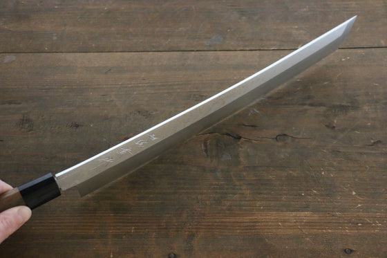 Shigeki Tanaka VG10 Sakimaru Takohiki 330mm Walnut Handle - Japanny - Best Japanese Knife
