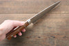 Takeshi Saji Blue Steel No.2 Colored Damascus Petty-Utility Japanese Knife 150mm Ironwood Handle - Japanny - Best Japanese Knife