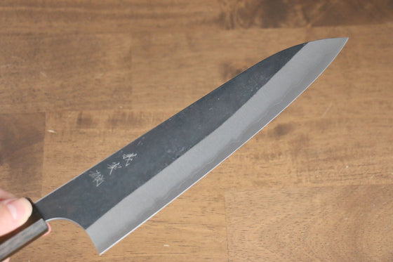 Yoshimi Kato Blue Super Kurouchi Gyuto 210mm Enju Handle - Japanny - Best Japanese Knife