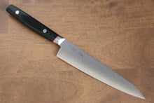  Seisuke Saiun VG10 Damascus Petty-Utility 150mm Black Micarta Handle - Japanny - Best Japanese Knife