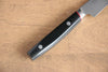 Seisuke Saiun VG10 Damascus Petty-Utility 120mm Black Micarta Handle - Japanny - Best Japanese Knife