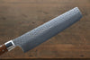 Sakai Takayuki VG10 33 Layer Damascus Nakiri 160mm Desert Ironwood Handle - Japanny - Best Japanese Knife