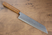  Seisuke Tsukikage AUS10 Migaki Finished Hammered Damascus Kiritsuke Japanese Knife 210mm Oak Handle - Japanny - Best Japanese Knife