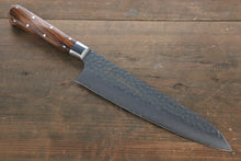  Sakai Takayuki VG10 33 Layer Damascus Gyuto  210mm Desert Ironwood(Sugihara model) Handle - Japanny - Best Japanese Knife