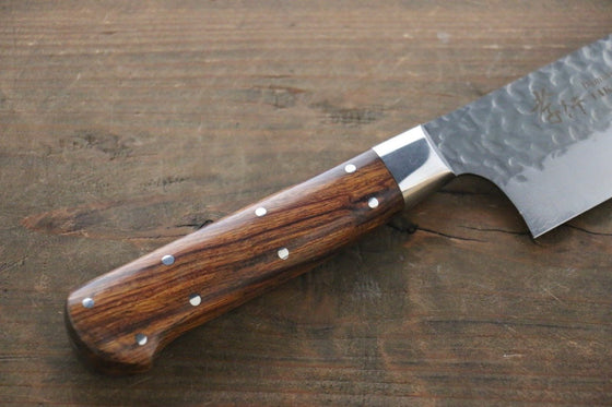 Sakai Takayuki VG10 33 Layer Damascus Gyuto 210mm Desert Ironwood Handle - Japanny - Best Japanese Knife
