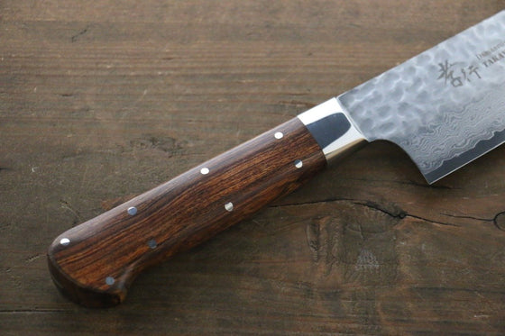 Sakai Takayuki VG10 33 Layer Damascus Gyuto  240mm Desert Ironwood Handle - Japanny - Best Japanese Knife