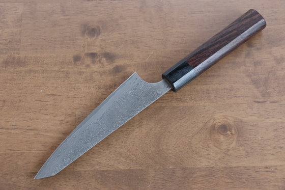 Masakage Kumo VG10 Damascus Honesuki Boning 170mm Shitan Handle - Japanny - Best Japanese Knife