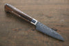 Sakai Takayuki VG10 33 Layer Damascus Petty-Utility  80mm Desert Ironwood(Sugihara model) Handle - Japanny - Best Japanese Knife