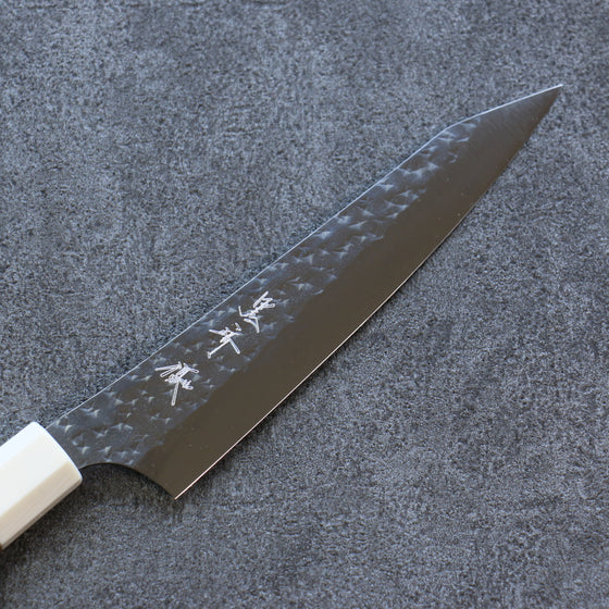 Yu Kurosaki Senko Ei R2/SG2 Hammered Petty-Utility  150mm Walnut Handle - Japanny - Best Japanese Knife