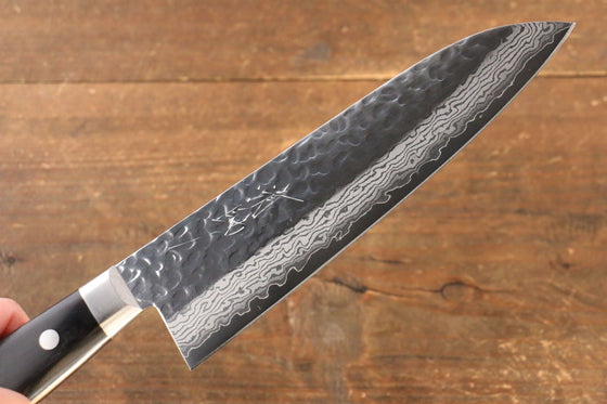 Seisuke VG10 17 Layer Damascus Santoku  180mm Pakka wood Handle - Japanny - Best Japanese Knife