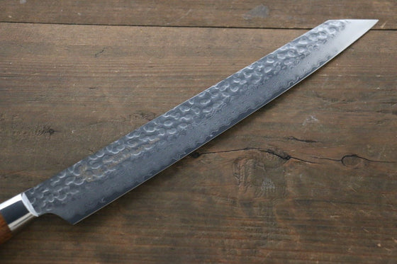 Sakai Takayuki VG10 33 Layer Damascus Kiritsuke Yanagiba 270mm Desert Ironwood Handle - Japanny - Best Japanese Knife