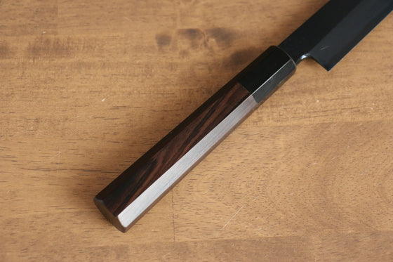 Jikko Ginza White Steel Black dyeing Sakimaru Yanagiba 270mm Ebony Wood Handle - Japanny - Best Japanese Knife